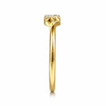 14K Yellow Gold Diamond Toi et Moi Promise Ring Contemporary Collection - LR53059Y45JJ-Gabriel & Co.-Renee Taylor Gallery