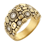 18K "Little Windows" Diamond Dome Ring - R-101DAA-Alex Sepkus-Renee Taylor Gallery