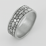 Platinum "Old Bridge" Band, No Stones - R-125PMA-Alex Sepkus-Renee Taylor Gallery