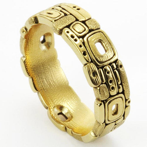 18K Stone Barn Band - R-169-Alex Sepkus-Renee Taylor Gallery