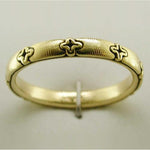 18K "Little Crosses" Band - R-93-Alex Sepkus-Renee Taylor Gallery