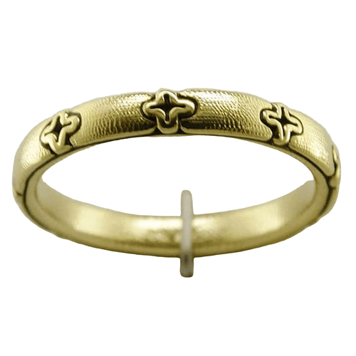 18K "Little Crosses" Band - R-93-Alex Sepkus-Renee Taylor Gallery