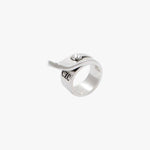 Buttonhole Ring - Silver Plated - R0055 MET-CXC-Renee Taylor Gallery