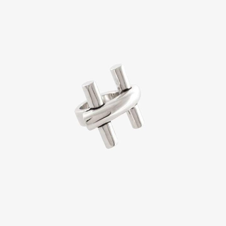 St. Moritz Bit Ring - Silver Plated - R0068 MET03-CXC-Renee Taylor Gallery