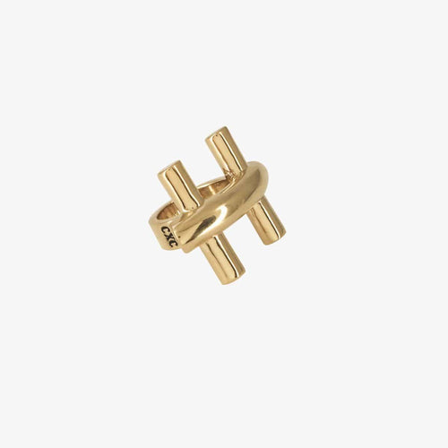 St. Moritz Bit Ring - Gold Plated - R0068 ORO03-CXC-Renee Taylor Gallery