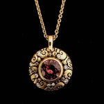 18K and Diamond "Temptation" Pendant with Cinnamon Zircon - M-7619-Alex Sepkus-Renee Taylor Gallery