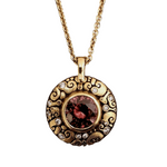 18K and Diamond "Temptation" Pendant with Cinnamon Zircon - M-7619-Alex Sepkus-Renee Taylor Gallery