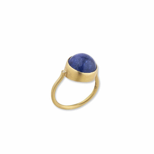 Rajasthan Ring with Tanzanite & Diamond by Lika Behar