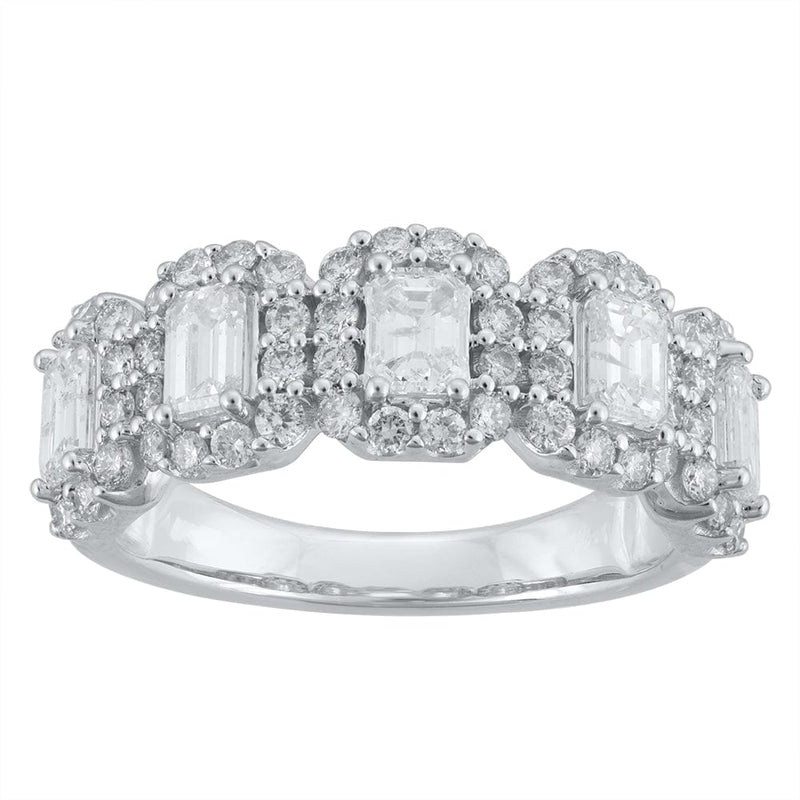 18K White Gold & Diamond Ring - RB1735B76EC7-Paramount Gems-Renee Taylor Gallery
