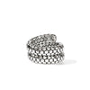 Dot Silver Double Coil Ring - RB39246-John Hardy-Renee Taylor Gallery
