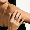 Dot Silver Double Coil Ring - RB39246-John Hardy-Renee Taylor Gallery