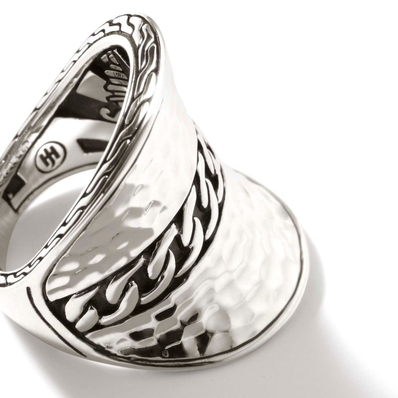 Palu Saddle Ring, Sterling Silver-John Hardy-Renee Taylor Gallery