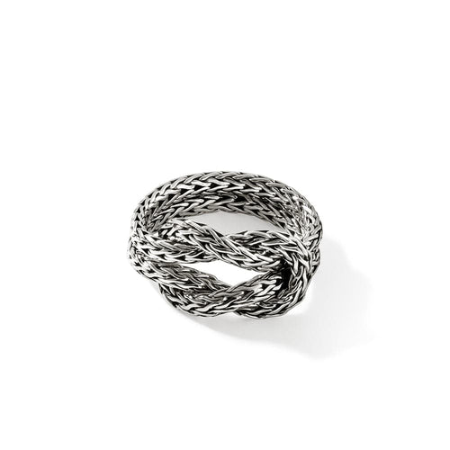 Love Knot Ring, Sterling Silver, 2.5MM-John Hardy-Renee Taylor Gallery