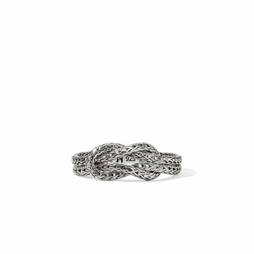 Love Knot Silver 3.6mm Chain Ring - RB901040X-John Hardy-Renee Taylor Gallery