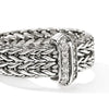 Icon Link Silver Diamond Pavé Ring - RBP987362DIX-John Hardy-Renee Taylor Gallery