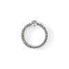 Icon Link Silver Diamond Pavé Ring - RBP987362DIX-John Hardy-Renee Taylor Gallery
