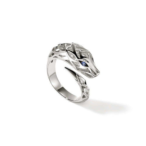 Naga Ring, Sterling Silver - RBS603551BSP-John Hardy-Renee Taylor Gallery