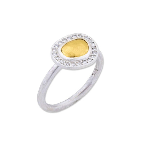 Reflections Ring with Diamond by Lika Behar