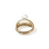 14K Gold & Pearl Ring - RGG987771-John Hardy-Renee Taylor Gallery