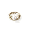 14K Gold & Pearl Ring - RGG987771-John Hardy-Renee Taylor Gallery