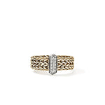 Icon Link 14K Gold Diamond Pavé Ring 9mm - RGGX987362DIX-John Hardy-Renee Taylor Gallery