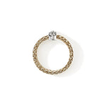 Icon Link 14K Gold Diamond Pavé Ring 9mm - RGGX987362DIX-John Hardy-Renee Taylor Gallery
