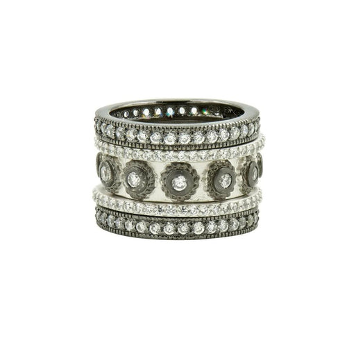 Eternity 5-Stack Ring - PRZR090215B-Freida Rothman-Renee Taylor Gallery