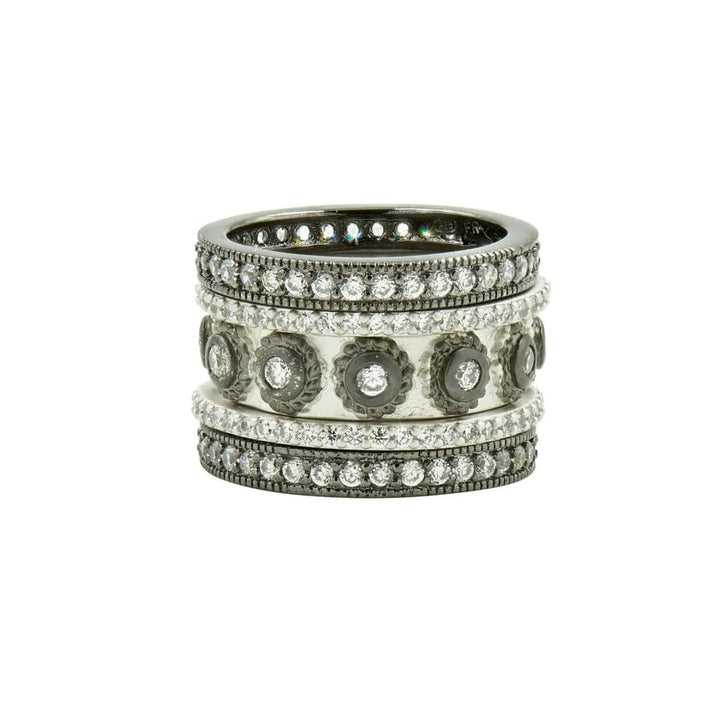 Eternity 5-Stack Ring - PRZR090215B-Freida Rothman-Renee Taylor Gallery