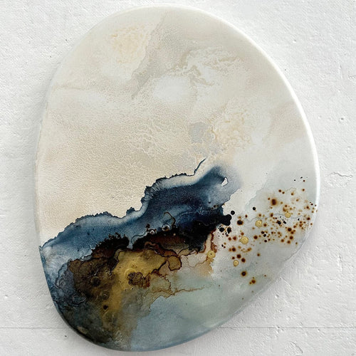 "River Rock Series V"-Dennis Smith Carney-Renee Taylor Gallery