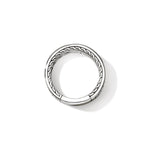 Carved Chain Ring, Sterling Silver, Hardstones - RMS988021TQMH-John Hardy-Renee Taylor Gallery