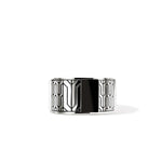Icon 50 Ring, Sterling Silver, Black Onyx - RMS989891BON-John Hardy-Renee Taylor Gallery