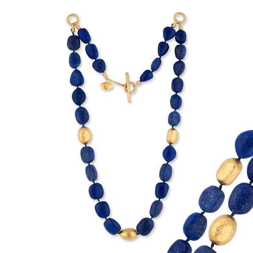 Rocky Necklace with Lapis by Lika Behar