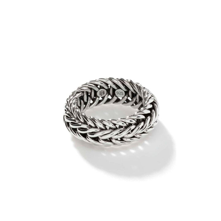 Kami Classic Chain Silver Band Ring - RU900358-John Hardy-Renee Taylor Gallery