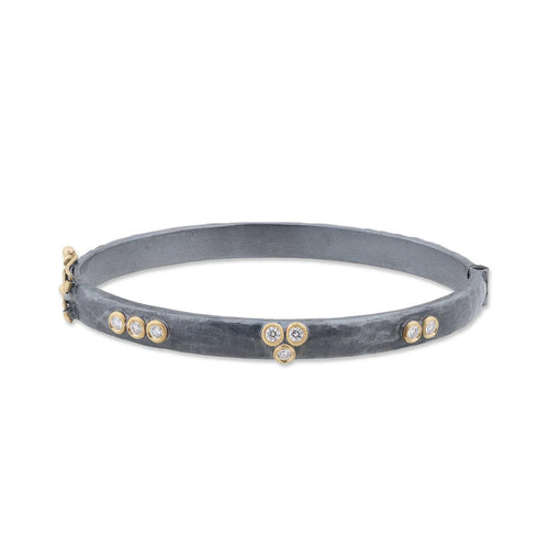 Random Walk Bangle with Diamond by Lika Behar
