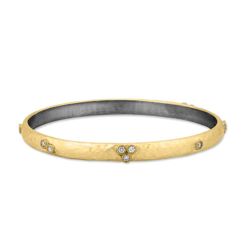 Random Walk Bangle with Diamond by Lika Behar