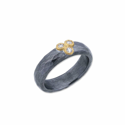 Random Walk Ring with Diamond by Lika Behar