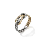 Love Knot Ring, Gold, Sterling Silver, 3.6MM - RZZ901040-John Hardy-Renee Taylor Gallery