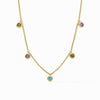 Rainbow Delicate Charm Necklace-Champagne Radiance - N574GCI00-Julie Vos-Renee Taylor Gallery