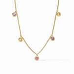 Rainbow Delicate Charm Necklace-Pink Dawn - N574GPD00-Julie Vos-Renee Taylor Gallery