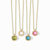Rainbow Delicate Necklace-Iridescent Clear Crystal - N575GIRC00-Julie Vos-Renee Taylor Gallery