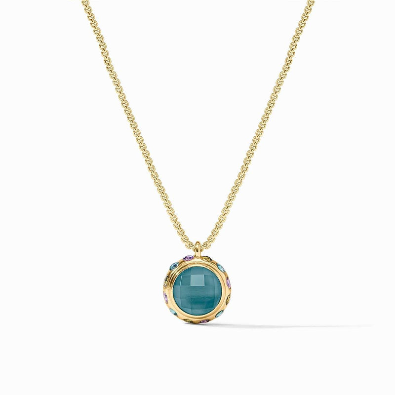 Rainbow Delicate Necklace-Iridescent Montana Blue - N575GIPE00-Julie Vos-Renee Taylor Gallery