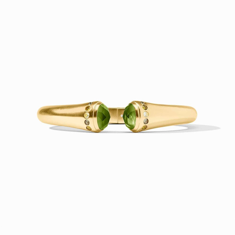 Rainbow Demi Cuff-Iridescent Palmetto Green - C135GIJG00-Julie Vos-Renee Taylor Gallery