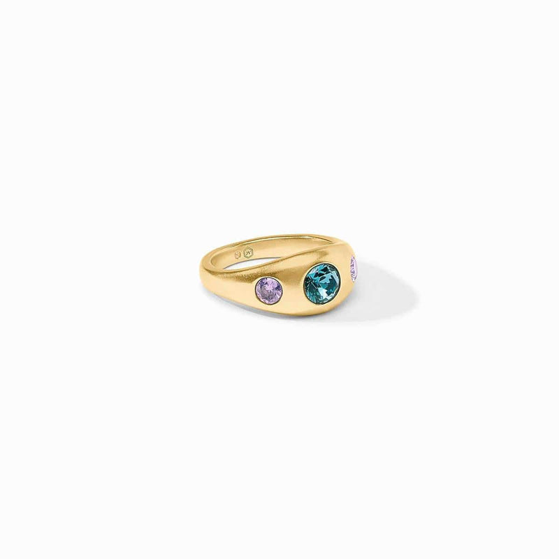 Rainbow Signet Ring-Blue Twilight - R244GBT-Julie Vos-Renee Taylor Gallery