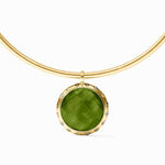 Rainbow Statement Necklace-Iridescent Palmetto Green - N576GIJG00-Julie Vos-Renee Taylor Gallery