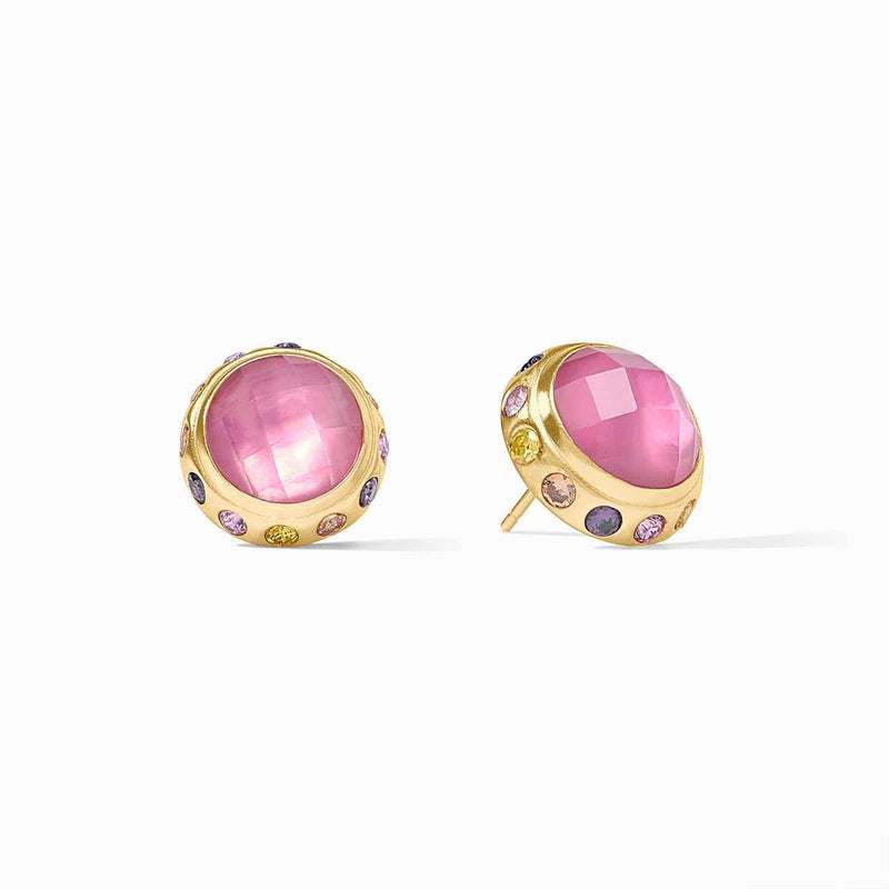 Rainbow Stud-Iridescent Tourmaline Pink - ER1019GITM00-Julie Vos-Renee Taylor Gallery