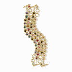 Rainbow Tennis Bracelet-Champagne Radiance - BL248GCI00-Julie Vos-Renee Taylor Gallery