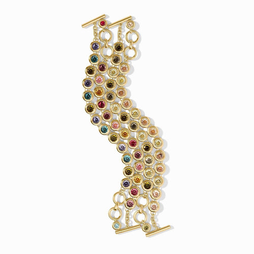 Rainbow Tennis Bracelet-Pink Dawn - BL248GPD00-Julie Vos-Renee Taylor Gallery