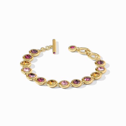 Rainbow Tennis Bracelet-Pink Dawn - BL248GPD00-Julie Vos-Renee Taylor Gallery