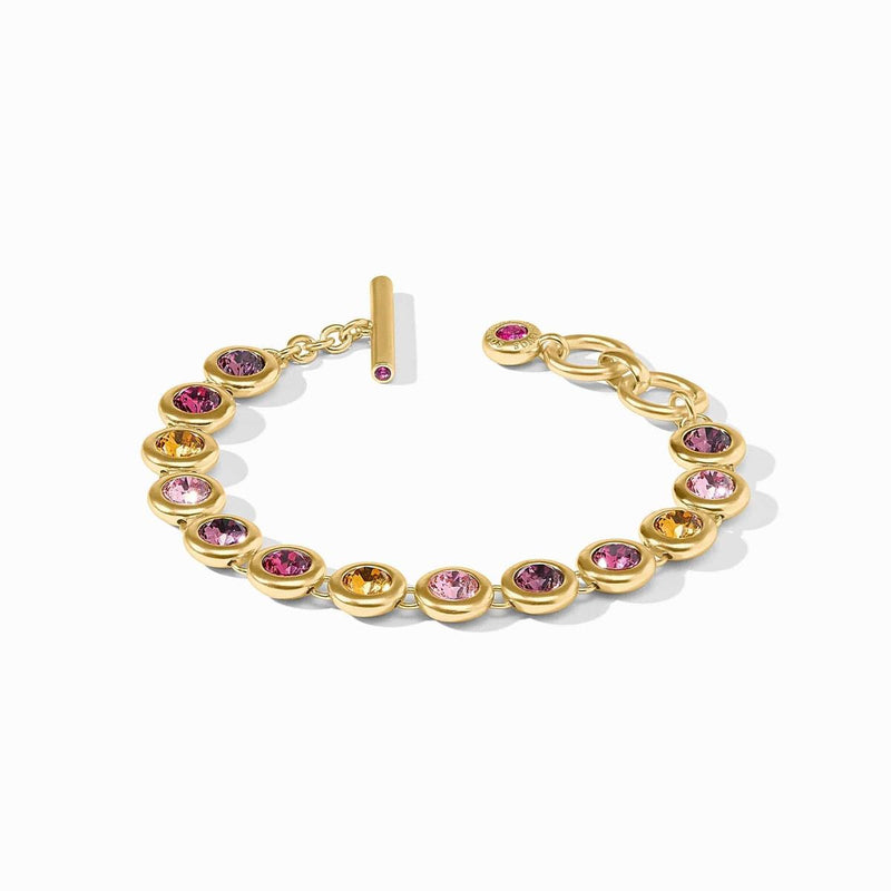Rainbow Tennis Bracelet-Pink Dawn - BL248GPD00-Julie Vos-Renee Taylor Gallery