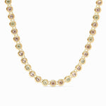 Rainbow Tennis Necklace-Champagne Radiance - N592GCI00-Julie Vos-Renee Taylor Gallery